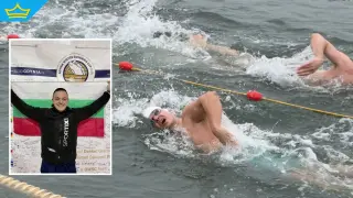 Цанко Цанков прослави България на Световната купа по зимно плуване в Полша (видео)