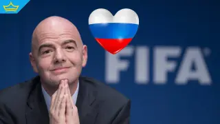 Шефът на ФИФА вече е фен на Русия и враг на Украйна