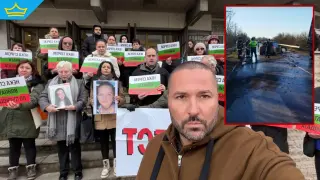 Близки за загиналия в катастрофа край Телиш лекар излязоха на протест