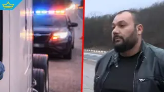 Шофьор отбил в аварийна лента, за да избегне катастрофа - останал без книжка (видео)
