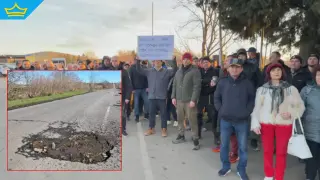 "Не искам и моето дете да загине на пътя": Протест срещу поредния разбит път, този път в Бургаско (видео)