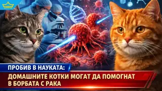Пробив в науката: Домашните котки могат да помогнат в борбата с рака