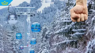 Спукаха черепа на чужденец след сбиване пред лифт в Банско