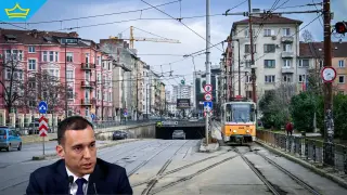 След години чакане Столична община стартира проект за преместване на трамвая по "Скобелев" (видео)