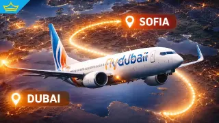 Неочакван полет: самолет на Flydubai излетя от Дубай към София