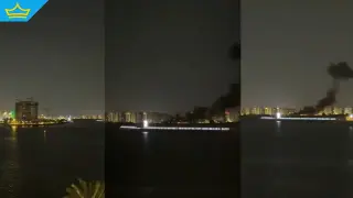 Световноизвестната писта за Формула 1 в Абу Даби е била ударена при ракетна атака (видео)