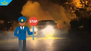 Полицията предотврати нелегални гонки в Павликени (видео)