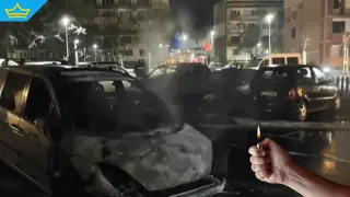 Палеж в Казанлък унищожи три автомобила (видео)