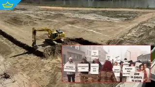 Пловдивчани протестират срещу строеж на метри от Марица (видео)