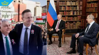 Запис разкрива как унгарският външен министър се отчита на Лавров за санкциите на ЕС (видео)