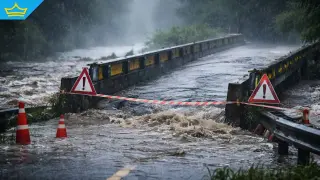 Бедствено положение в Ардино: река Арда заля мост и откъсна няколко села
