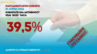 Избирателната активност продължава да расте в последните часове на изборния ден