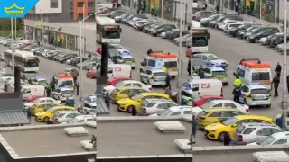 Джип се качи на тротоар и блъсна двама пешеходци в София (видео)