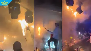 Пожар в столична дискотека по чудо се размина без пострадали (видео)