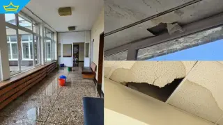 Болницата в Трявна работи под течащ покрив след опустошителната градушка (видео)