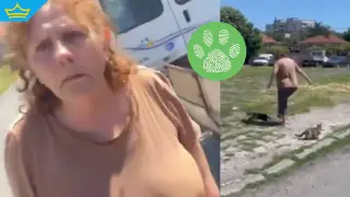 Агресивна пенсионирана учителка рита котки и напада заснелата насилието доброволка, грижеща се за тях (видео)