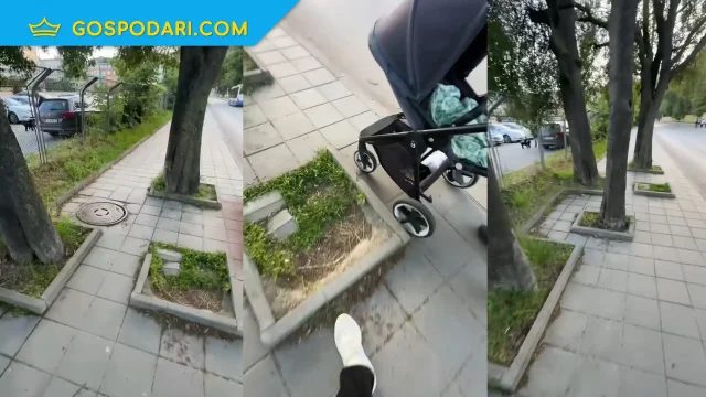 Tротоарите във Варна с повишена трудност (видео)