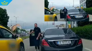 Санкционираха водача, налетял на таксиметров шофьор след спор на пътя във Варна (видео)