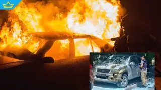 Полицията в Скопие издирва лице, подпалило автомобили на българското посолство