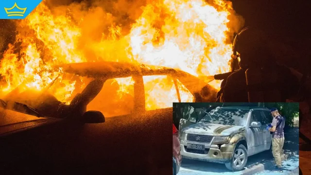 Полицията в Скопие издирва лице, подпалило автомобили на българското посолство