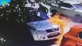 Арестуваха мъж за палежа на дипломатически коли пред българското посолство в Скопие
