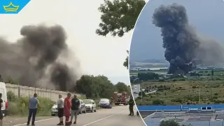 След пожара в завод на"Екобулпак": Мобилна станция следи за качеството на въздуха (видео)