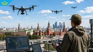 Москва търси оператори на дронове без опит, за да пазят небето над града