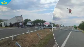 Тир отново отнесе мантинела и предизвика тежък инцидент на АМ „Тракия“