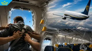 Кошмар във въздуха: пътник едва не излетя през прозорец на Ryanair
