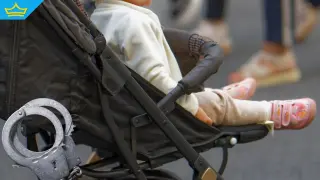 Мъж в Микрево хвърли дървена маса по количка с бебе в нея