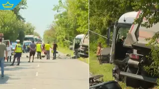 Няколко души загинаха при тежка катастрофа на пътя Русе – Бяла (видео)