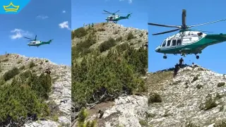 Рискова операция с хеликоптер подпомогна гасенето на пожар високо в Пирин (видео)