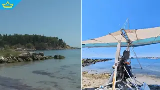 От години са подавани сигнали за падналия край Несебър мотоделтапланер (видео)