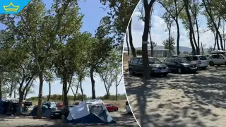 Каравани и автомобили върху дюните: Започват проверки в залива Вромос (видео)