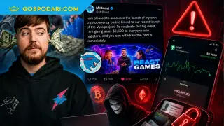 Фалшив MrBeast обещава истински пари (видео)