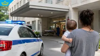Полицаи помогнаха за спасяването на 6-месечно бебе в Пловдив (видео)
