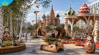 Матрьошки, мечки и балалайки ще оформят новия „руски стил“ в градовете