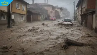 Издирват мъж, отнесен от придошлите води на реката в Пещера