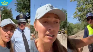 Екоактивистката от Струмяни вече е на свобода, но с охлузени китки след ареста (видео)