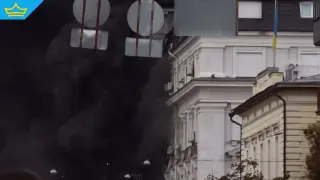 Руски дрон удари централата на украинските служби в Киев (видео)