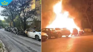 Автомобили изгоряха при поредица от пожари в столичните „Хиподрума“ и „Лагера“ (видео)