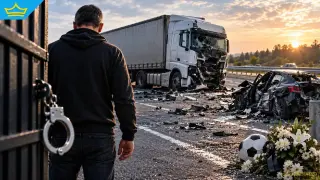 Шофьорът на тира, причинил катастрофата с две загинали деца, вече е на свобода