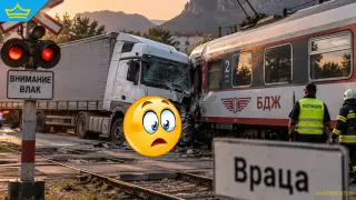 Влак удари камион на жп прелез без бариера край Враца