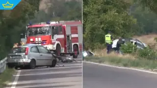 Катастрофата край Мъглиж: Свидетели твърдят, че шофьор изхвърлил баща си от колата (видео)
