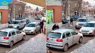 Полицай се оправда със служебна карта при конфликт на пътя, МВР проверява случая (видео)
