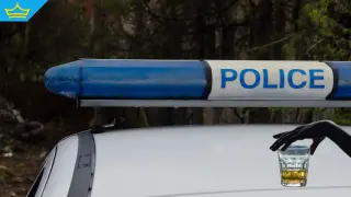 Шофьор с 3,43 промила катастрофира с краден автомобил