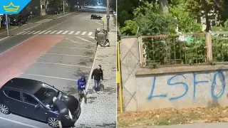 Трима младежи вилняха със спрей по автобусни спирки и фасади на частни имоти в Ямбол (видео)