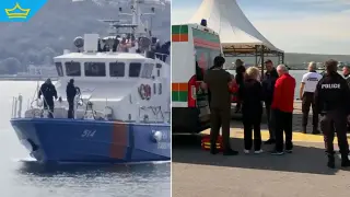 След атаката с дронове: Прекратено е търсенето на моряците от потъналия кораб (видео)