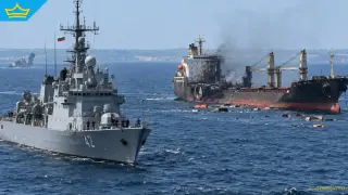Започнаха огледи на единия от атакуваните кораби в Черно море