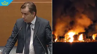 Разследват палежа на антените за комуникация на „Старлинк“ край София (видео)